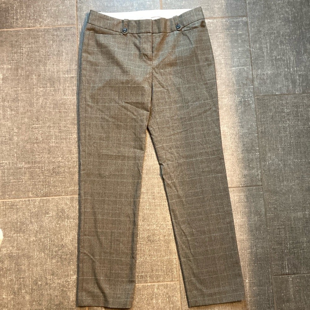 LOFT Womens Dress Pants Size 6 Plaid
